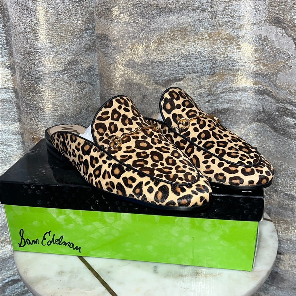 Women’s Sam Edelman Animal Print Loafers 9.5